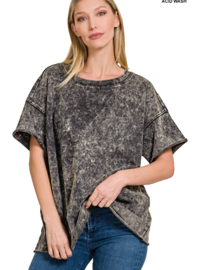 FRTERRY ACID WASH TOP