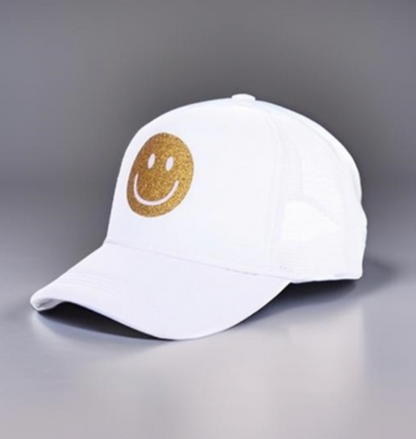 BE HAPPY TRUCKER CAP
