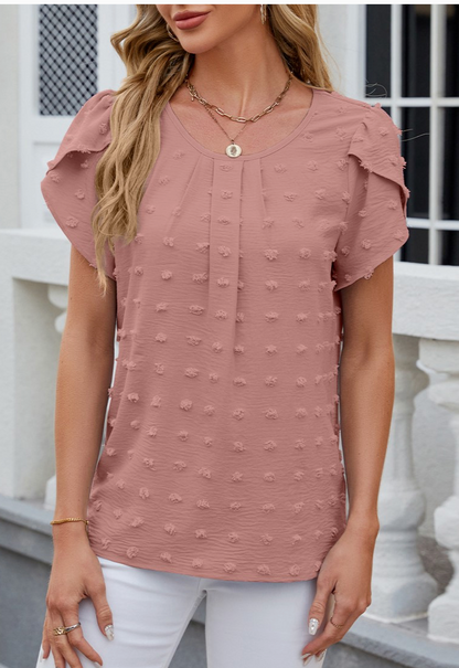 SWISS POLKA DOTS CHIFFON