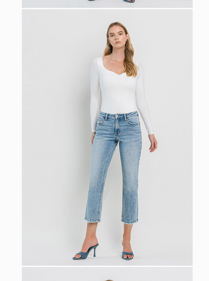 HR CROPPED STRAIGHT JEAN