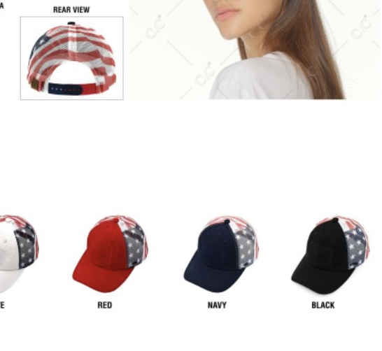 AMERICAN FLAG CAP