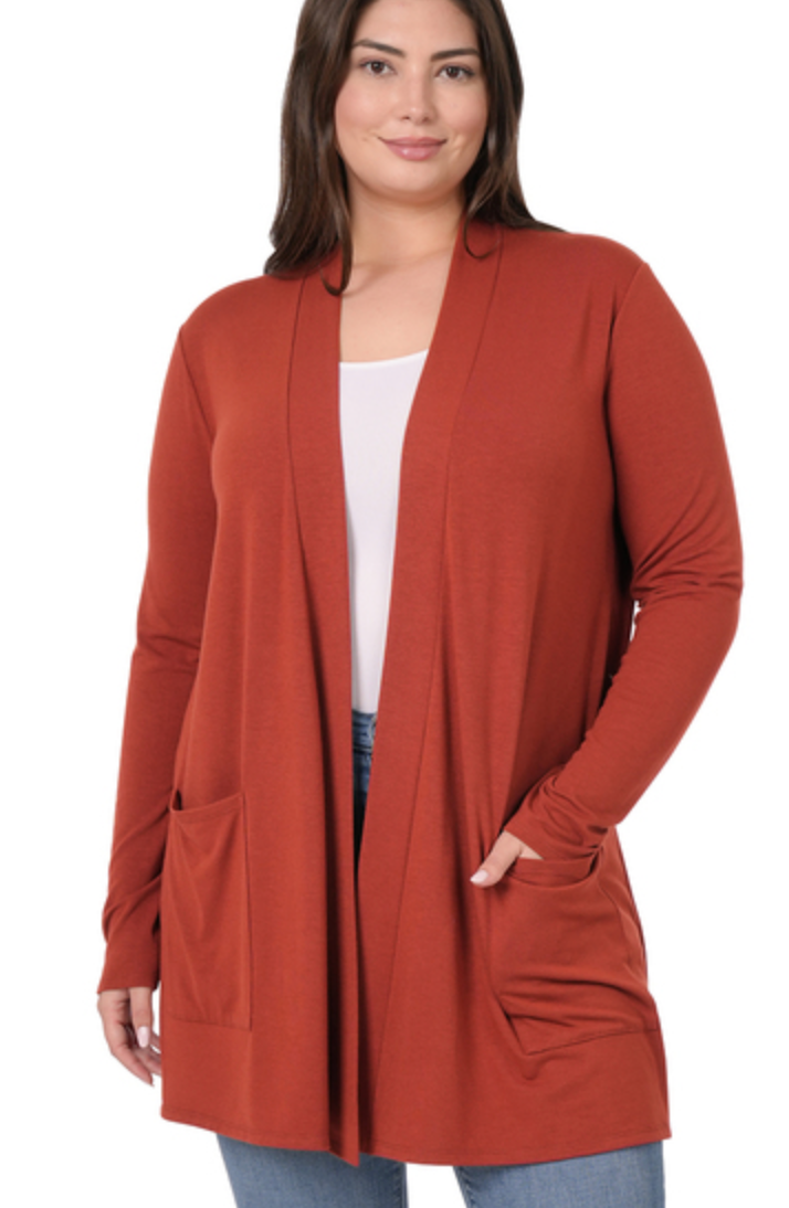 SLOUCHY POCKET CARDIGAN