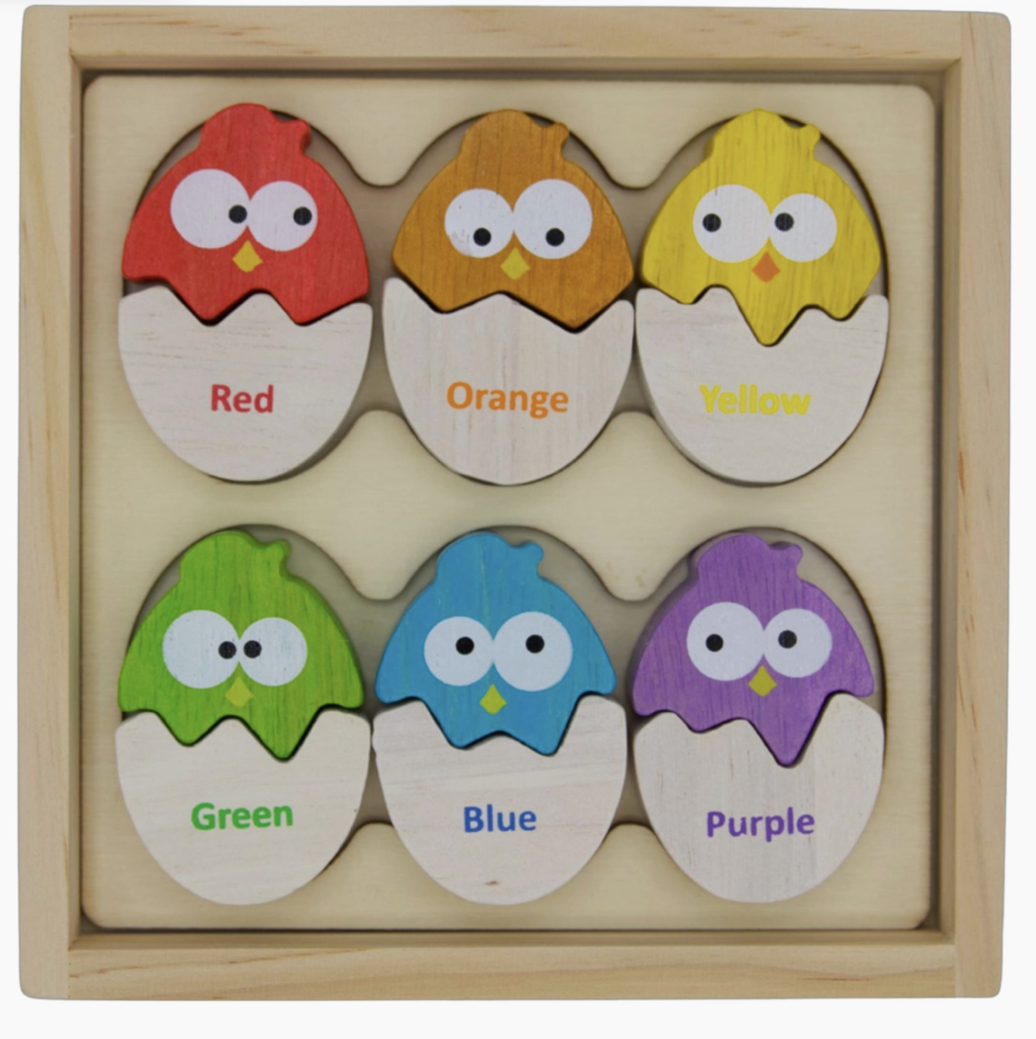 COLOR/EGG BILINQUAL PUZZLE