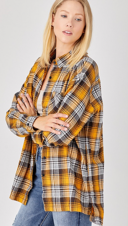 BUFFALO PLAID OVERSIZED
