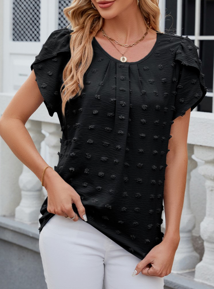 SWISS POLKA DOTS CHIFFON