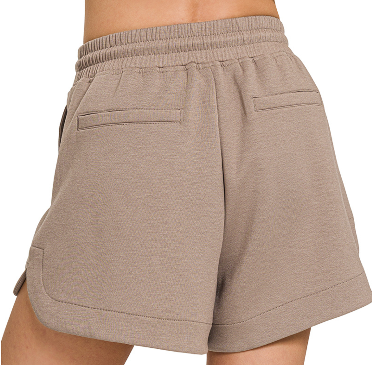 SCUBA ELASTIC WAIST SHORTS
