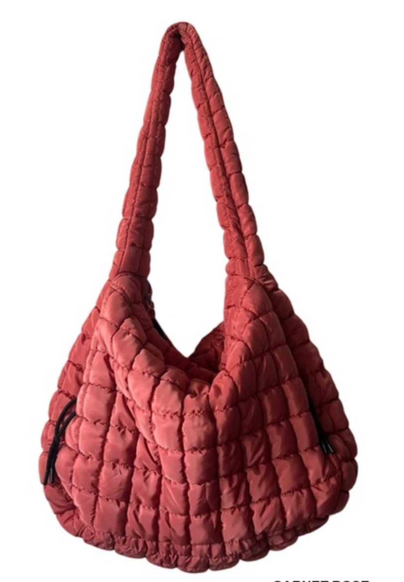 OVRSZD QUILTED CARRYALL BAG
