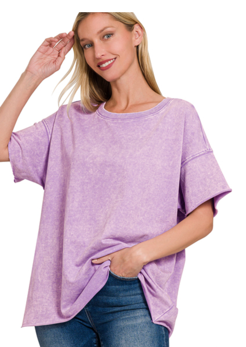 FRTERRY ACID WASH TOP