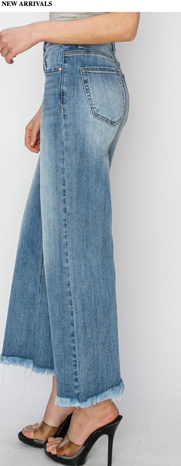 HR CROP FRAY WIDELEG