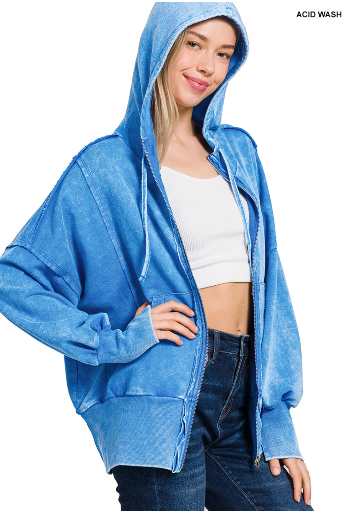 ACID WASH HOODIE