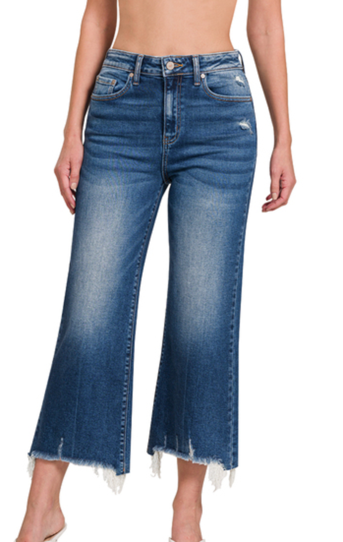 MR CROP DIST HEM DARK