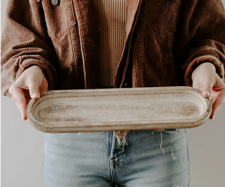 WOOD TRAY