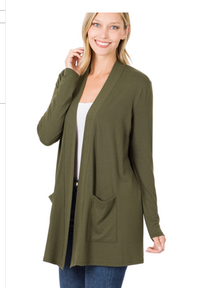 SLOUCHY POCKET CARDIGAN
