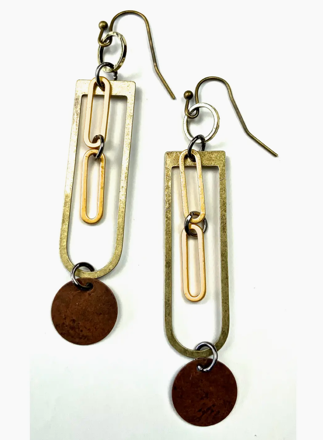 ARCH LINK DANGLE EARRINGS