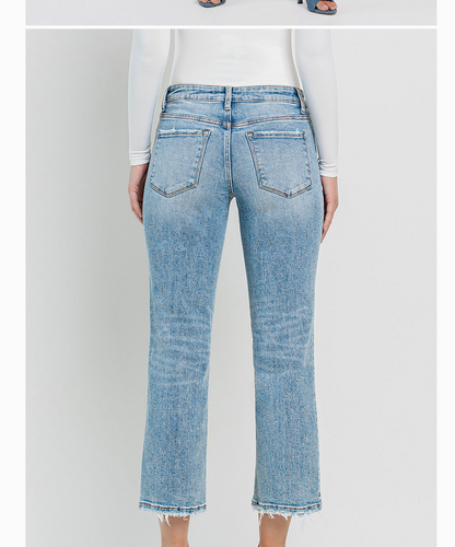 HR CROPPED STRAIGHT JEAN