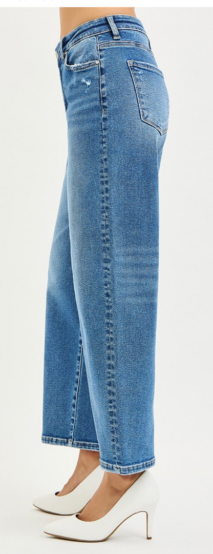 HR CROP BARREL JEANS
