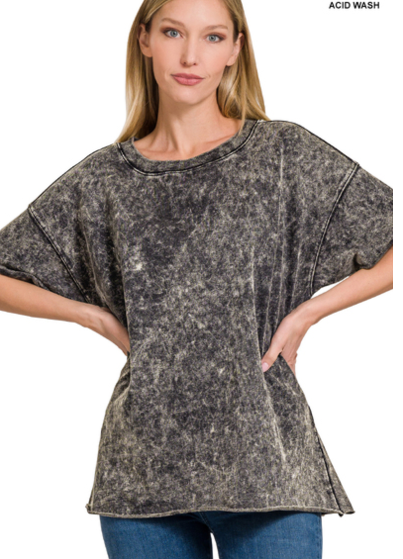 FRTERRY ACID WASH TOP