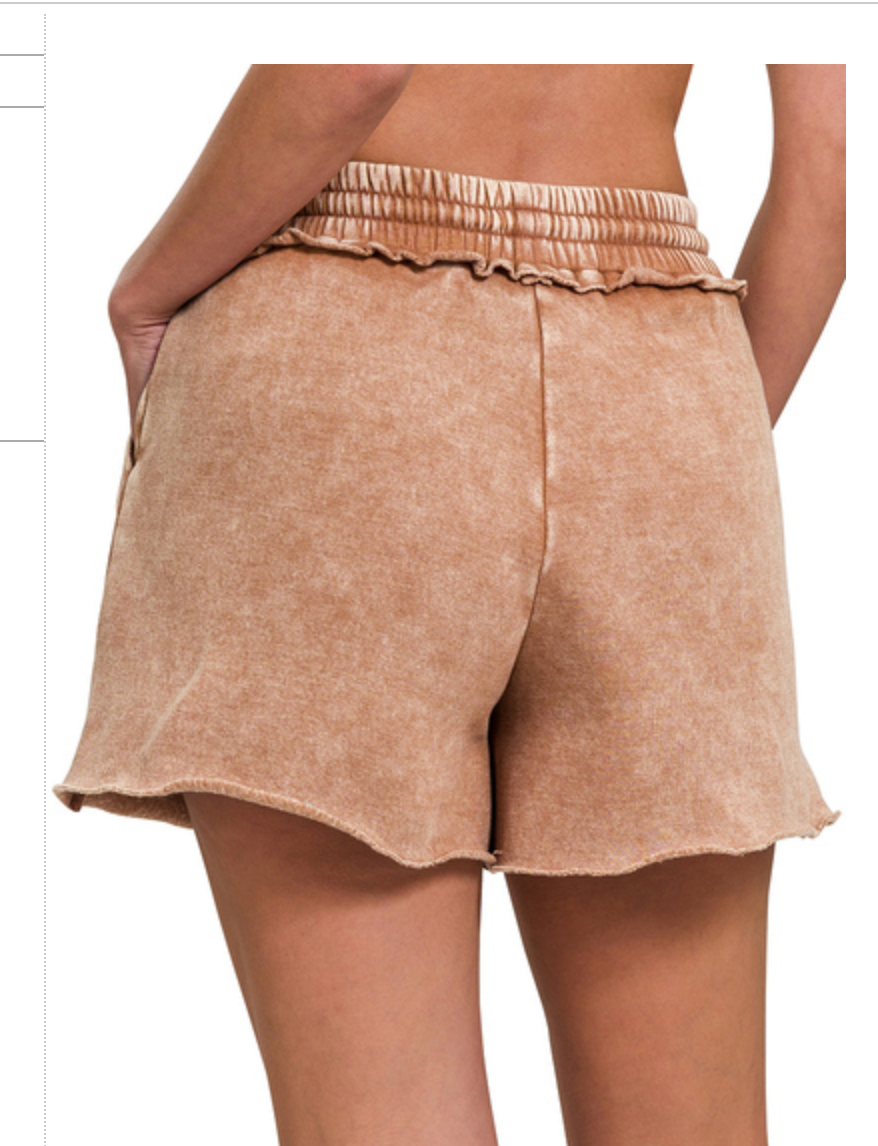 FLEECE DRAWSTRING SHORTS