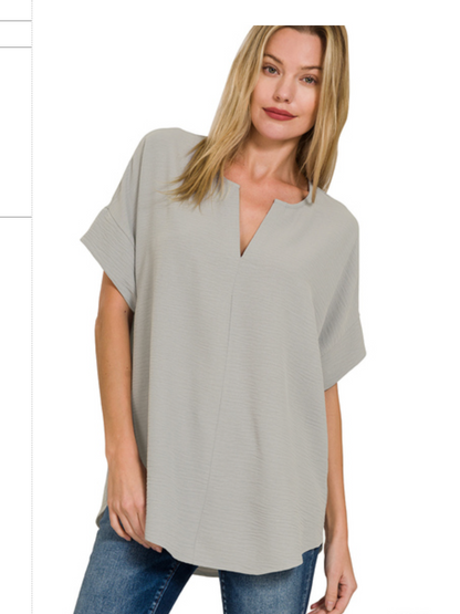 AIRFLOW SPLITNECK TOP