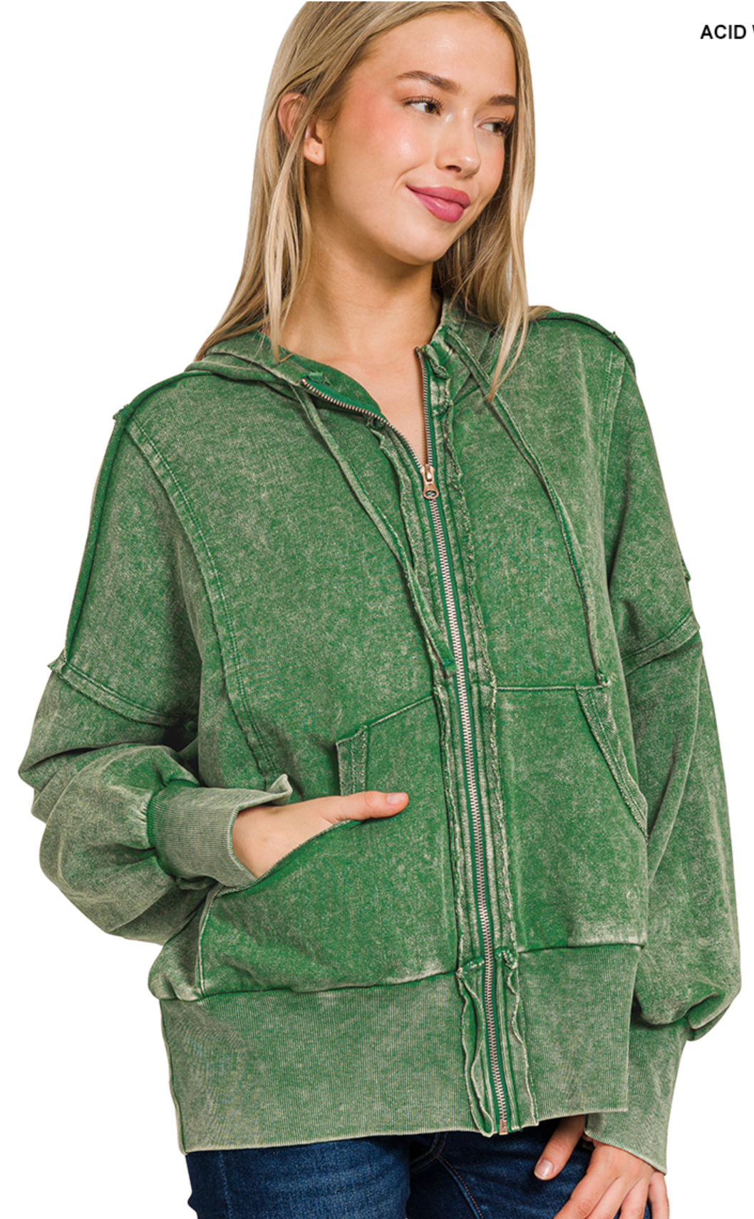 ACID WASH HOODIE