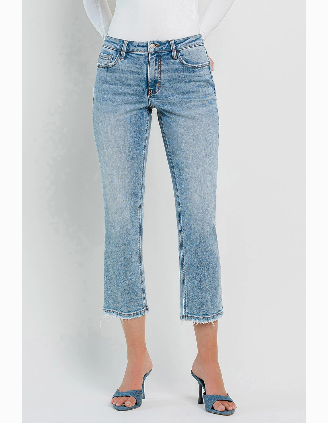 HR CROPPED STRAIGHT JEAN