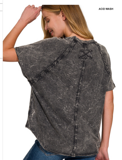 COTTON CRINKLE WSHD RGLN SLV