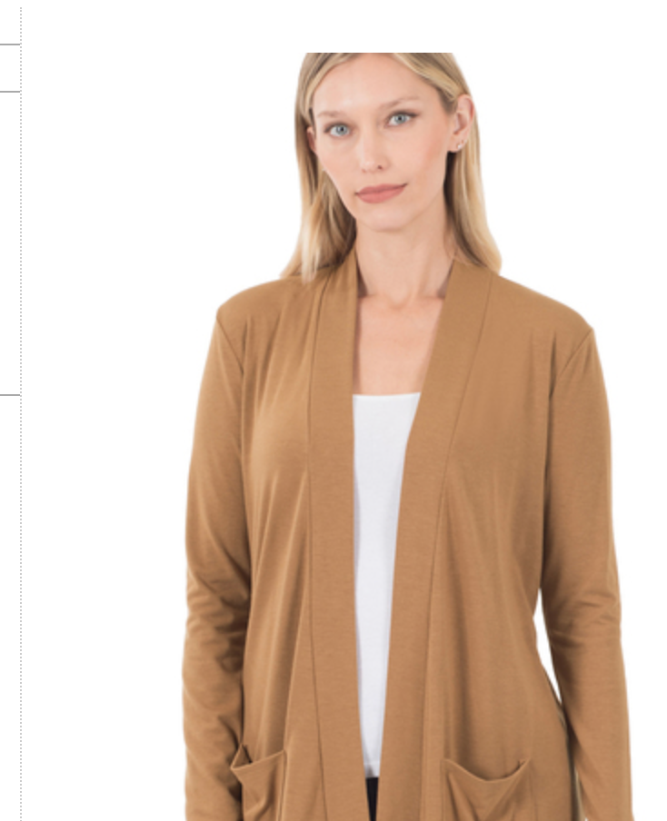 SLOUCHY POCKET CARDIGAN