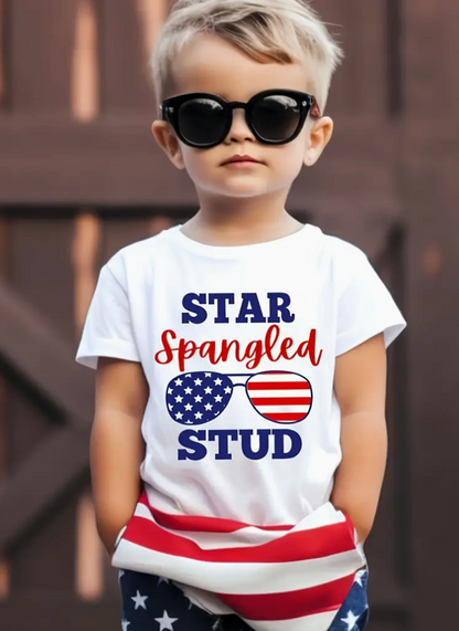 STAR SPANGLED STUD TEE