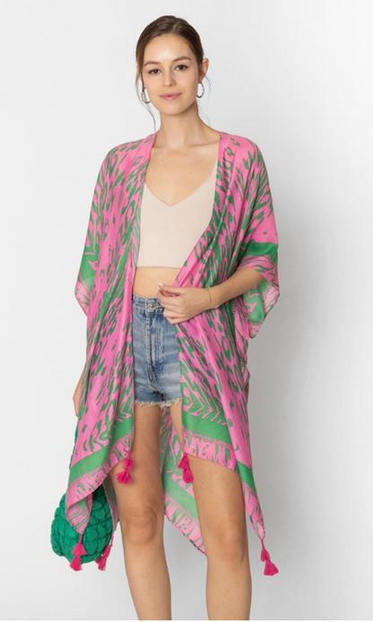 ANIMAL PRINT TASSEL