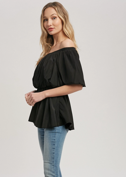 PEPLUM OFF THE SHOULDER