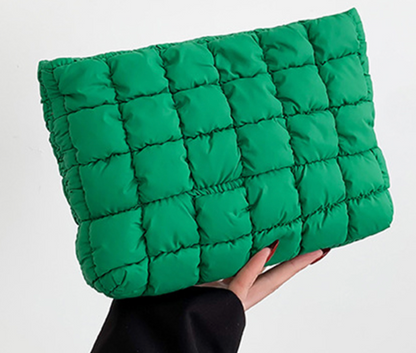 QUILTED MAKEUP BAG