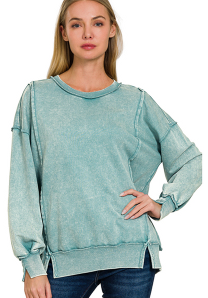 ACIDWSH FRTERRY SWSHIRT