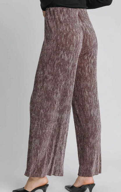 TEXTURED VELVET TOP/PANT