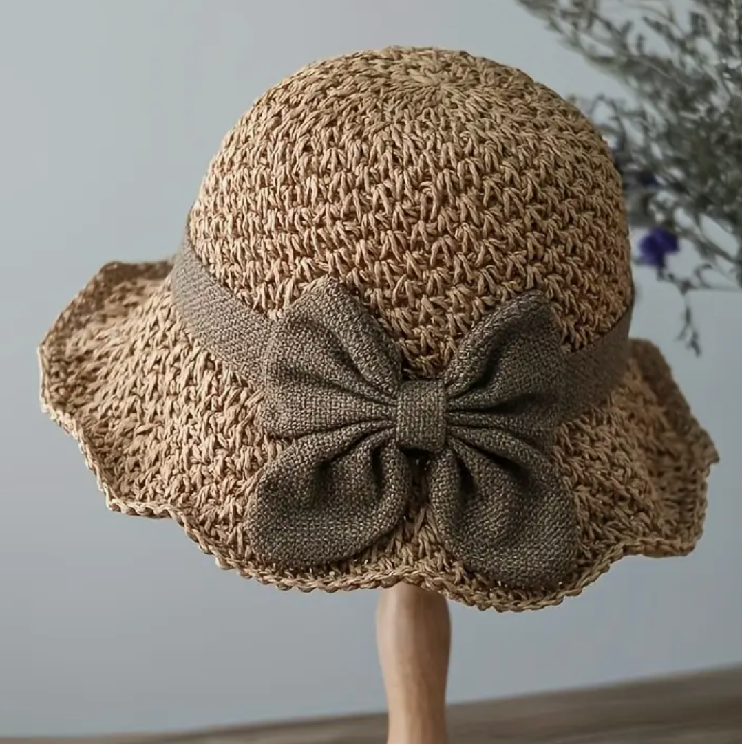 WOVEN BUCKET HAT