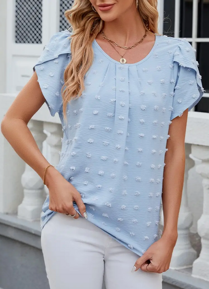 SWISS POLKA DOTS CHIFFON