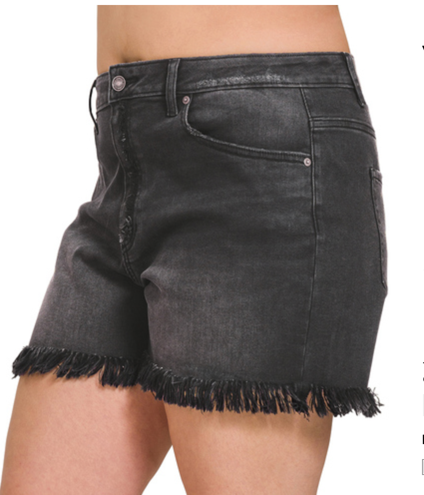 MR FRAYED DENIM SHORT