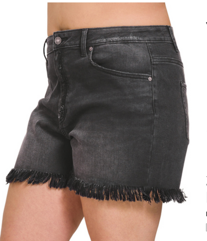 MR FRAYED DENIM SHORT