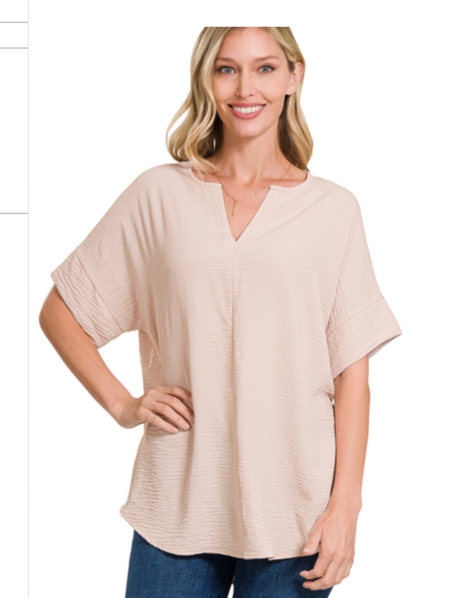 AIRFLOW SPLITNECK TOP