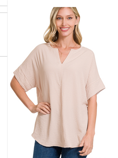 AIRFLOW SPLITNECK TOP