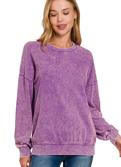 FRTERRY WASHED RDNK PULLOVER