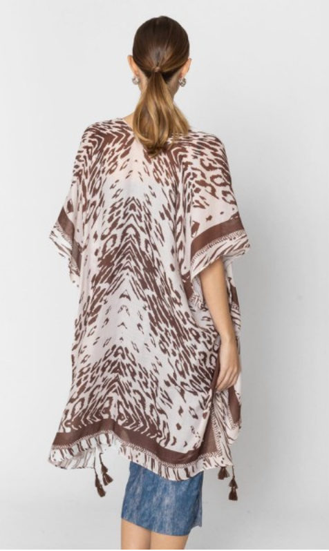 ANIMAL PRINT TASSEL