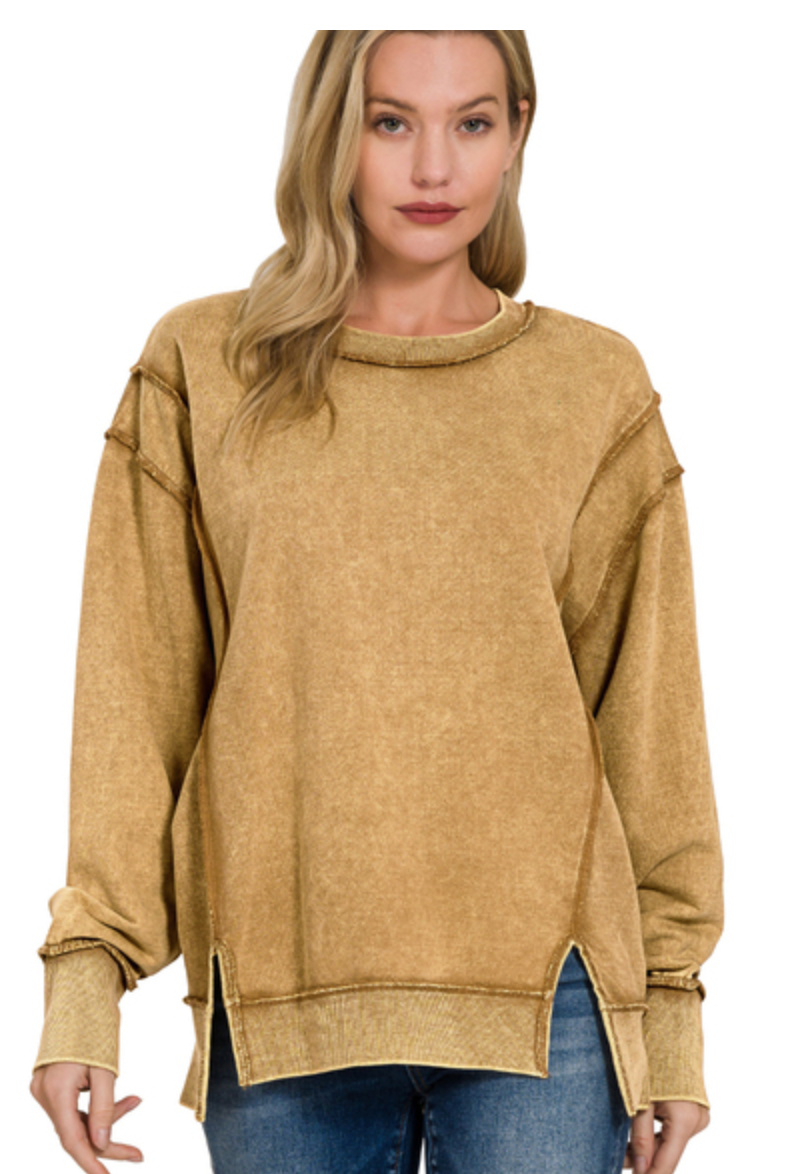 ACID WSH FRTERRY SWSHIRT