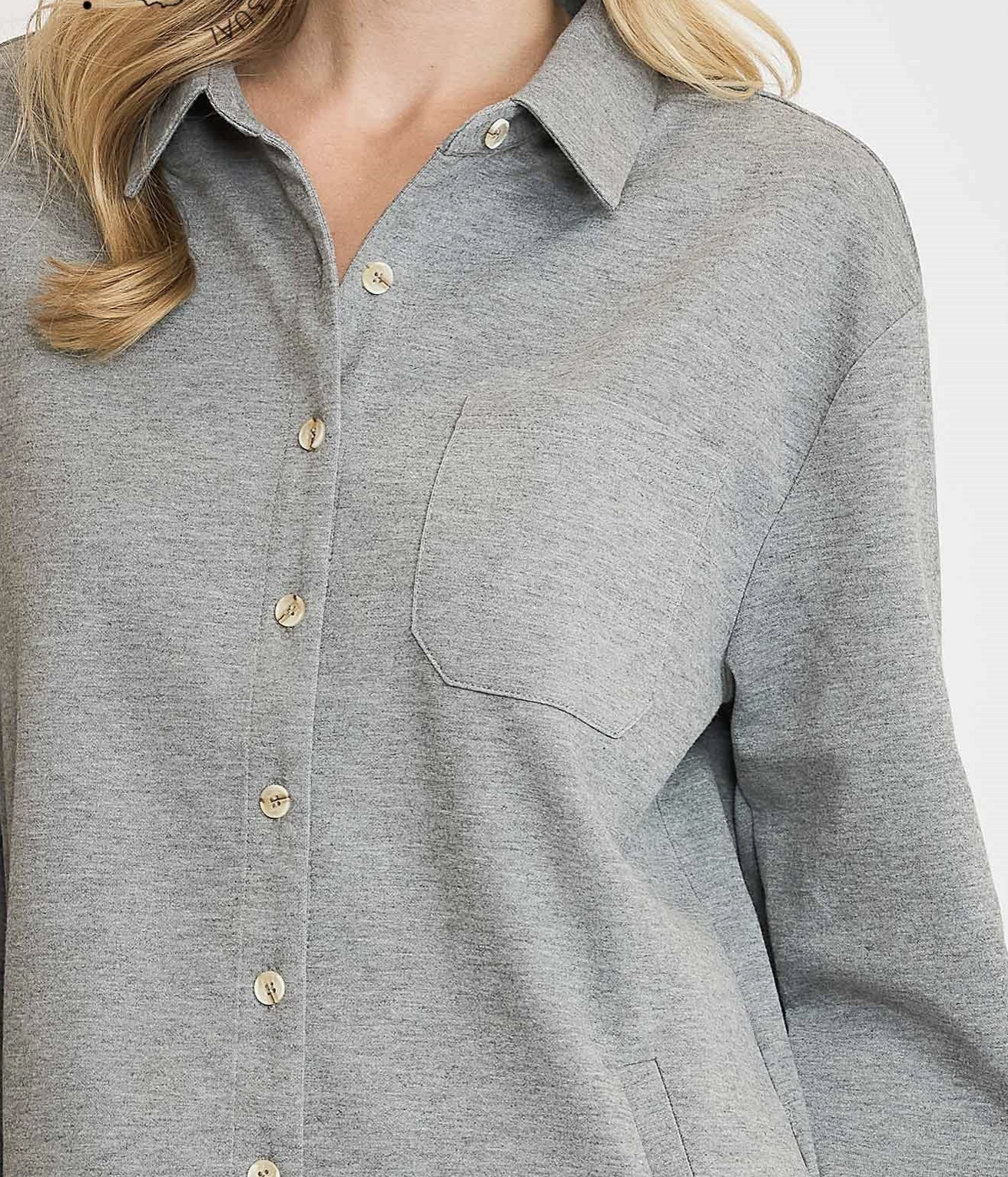 LUXEKNIT OVERSIZED SHIRT JACKET