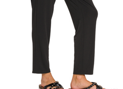 PLEATED  WAIST PANTS