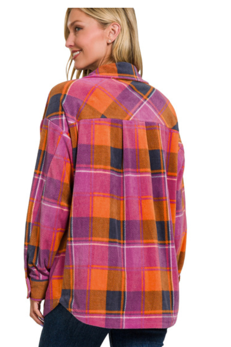 POLAR FLEECE PLD SHACKET