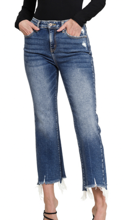 MR CROP DIST HEM DARK