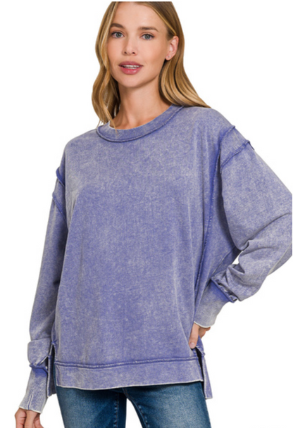 ACID WASH FRENCH TERRY SS