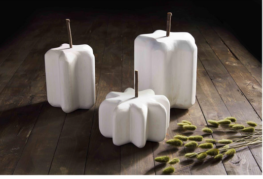 WHITE PUMPKIN DÉCOR