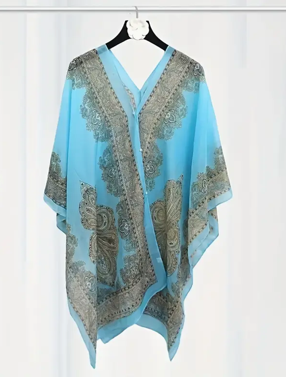 CHIFFON SHAWL PEARLS