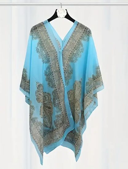 CHIFFON SHAWL PEARLS